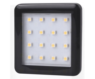 Oczko led kwadrat SQUARE2 czarny neutral