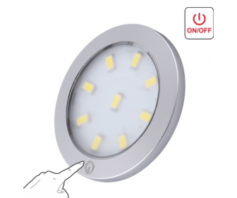 ORBIT XL MASTER oprawa LED, max 3,0W ORBIT XL MASTER oprawa LED, max 3,0W 12VDC 9pkt, NEUTRALNA okrągła, ramka alu z 2m przew. 