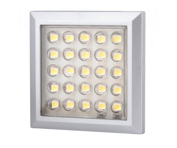 oczko led kwadrat SQUARE XL 2,0W b/ciep