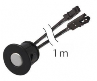 Wyłącznik sensorowy czarny, 12VDC, 36W, przewody po 1m dotykowy