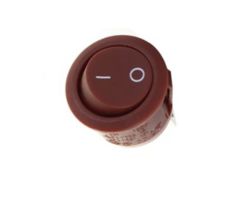 Wyłącznik kołyskowy W11, BRĄZOWY