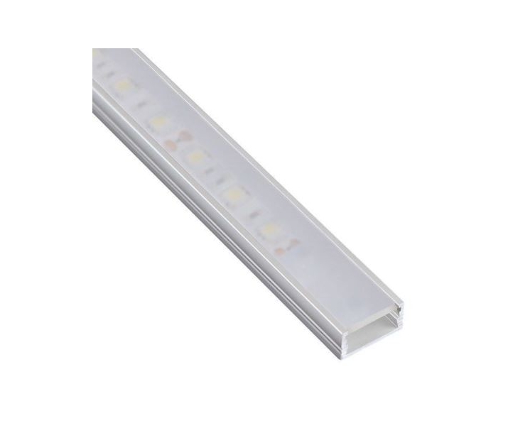 PROFIL LINE MINI 3M NAKŁADANY ALUMINIUM MLECZNY KLOSZ WCISKANY