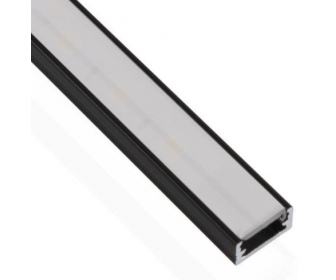 PROFIL-LINE MINI 2M, NAKŁADANY CZARNY, KLOSZ MLECZNY