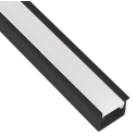 PROFIL INLINE MINI LED 2M WPUSZCZANY CZARNY , KLOSZ MLECZNY