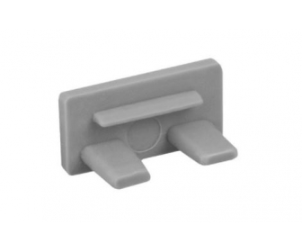 LED ZAŚLEPKA PROFIL NAKŁADANY SZARA LINE MINI