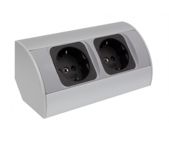 CORNERBOX ALU 2xGNIAZDO