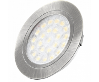 OVAL LED Aluminium barwa neutralna z przewodem