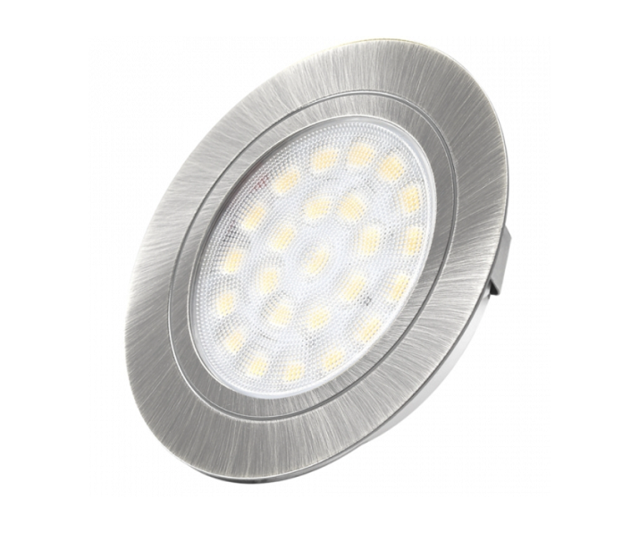 OVAL LED Aluminium barwa neutralna z przewodem