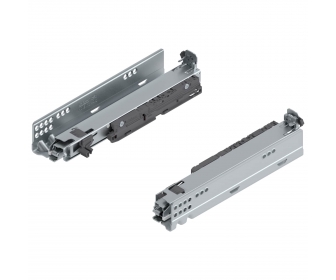 MOVENTO z BLUMOTION S pełny wysuw do szuflady drewnianej, 40 kg, dł. 270 mm, wymaga sprzęgła, lewa/prawa, cynkowana