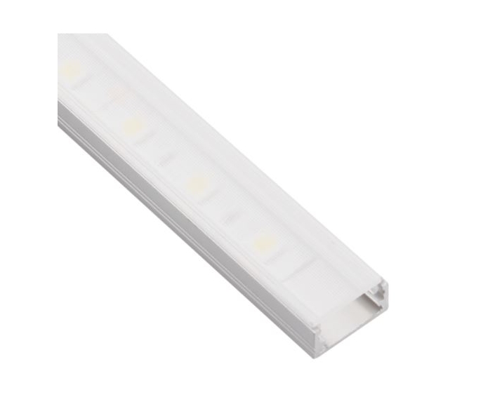 PROFIL LINE XL 2M, NAKŁADANY ALUMINIUM MLECZNY Klosz Wciskany