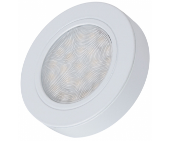 OVAL LED Z DYSTANSEM 12VDC BIAŁY 2mb przewód mini amp