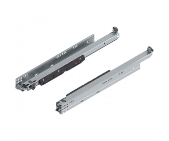 MOVENTO z BLUMOTION S pełny wysuw do szuflady drewnianej, 70 kg, dł. 550 mm, wymaga sprzęgła, lewa/prawa, cynkowana