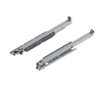 MOVENTO z BLUMOTION S, pełny wysuw do szuflady drewnianej, 40 kg, dł. 450 mm, wymaga sprzęgła, montaż do dna, lewa/prawa