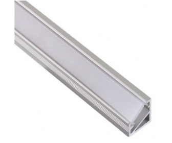 PROFIL TRILINE MINI 3M, KĄTOWY BIAŁY MLECZNY