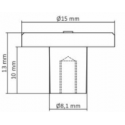 Grzybek sensor dotykowy fi 15 mm
