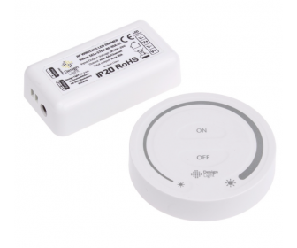 ZESTAW SELI - sterownik led mono rf z pilotem biały