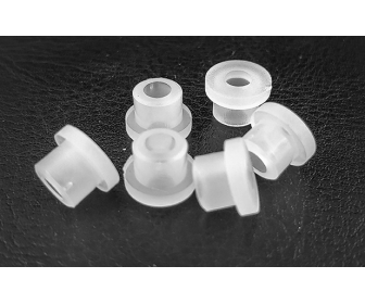 Tulejka do szkła z kołnierzem TRANSPARENTNY