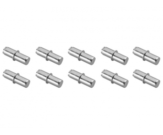 Podkórka kołkowa metalowa  fi5 10szt