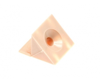 Stabilizator ścianki tylnej bez wkręta biały