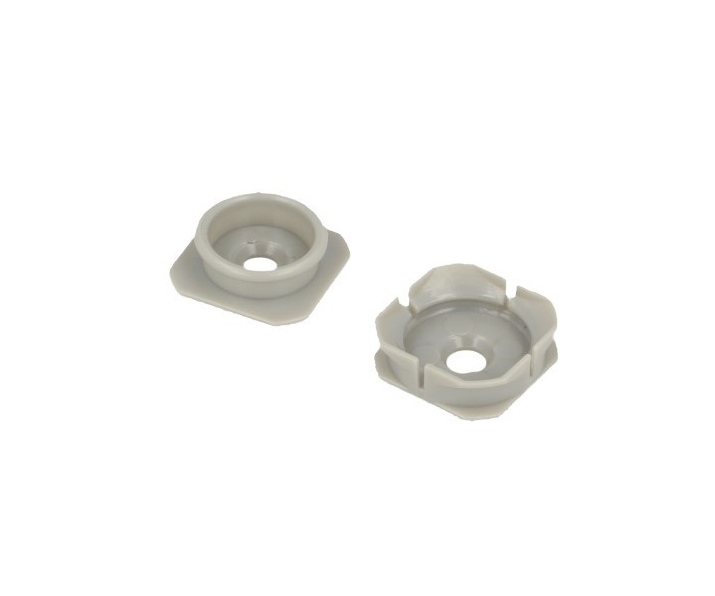 Mocowanie do paneli ściennych Męska + Żeńska szary PC, otwór fi 5mm, dystans 10 mm