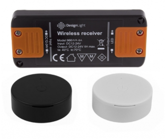 OLI wyłącznik ze ściemniaczem plus sterownik biały