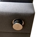 Przedłużacz biurkowy/ gniazdo meblowe Ø10cm wysuwane z blatu z ładowarką USB i przewodem 1,5m, 3x2P+Z, 2xUSB