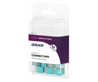 wyc.Szybkozłączka 4-przew Drut 300V/24A, Blister 10szt