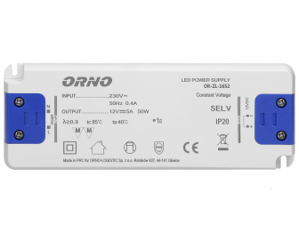 wyc.Zasilacz płaski do LED 12VDC 50W