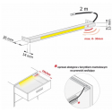 DESIGN LIGHT Polarus P, Profil Aluminium, 564mm, światło białe neutralne, 5,5W, 12VDC