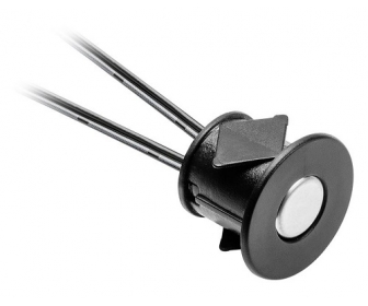 Wyłącznik dotykowy ściemnialny 12V 24W, czarny na otwór FI18