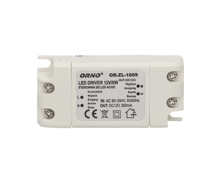 wyc.Zasilacz do LED 12VDC 6W, IP20