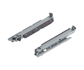 MOVENTO z BLUMOTION S, pełny wysuw do szuflady drewnianej, 40 kg,     dł. 350 mm, wymaga sprzęgła, montaż do dna, lewa/prawa+cy