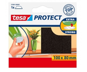 wyc. Podkładki filcowe 100mm:80mm, brązowe