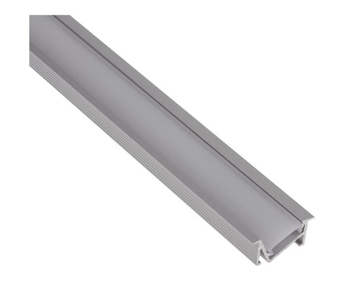 PROFIL ZENOLINE 2M, ALUMINIUM MLECZNY Klosz wciskany