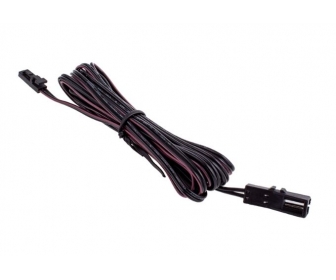 Przedłużacz led 2m mini wtyczka z jednej strony i gniazdo z drugiej strony, czarny