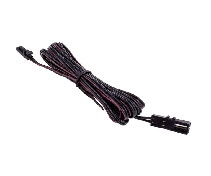 Przedłużacz led 2m mini wtyczka z jednej strony i gniazdo z drugiej strony, czarny