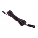 Przedłużacz led 2m mini wtyczka z jednej strony i gniazdo z drugiej strony, czarny