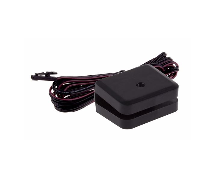 KLIPS 3D czarny, 12VDC, 1,1W, 2m przewód mini, barwa biała ciepła