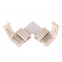 MIKROKONEKTOR 10mm kształt L DO ŁĄCZENIA 2 TAŚM LED RGB