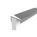 Uchwyt meblowy aluminium chrom połysk 192mm  VERA Nomet