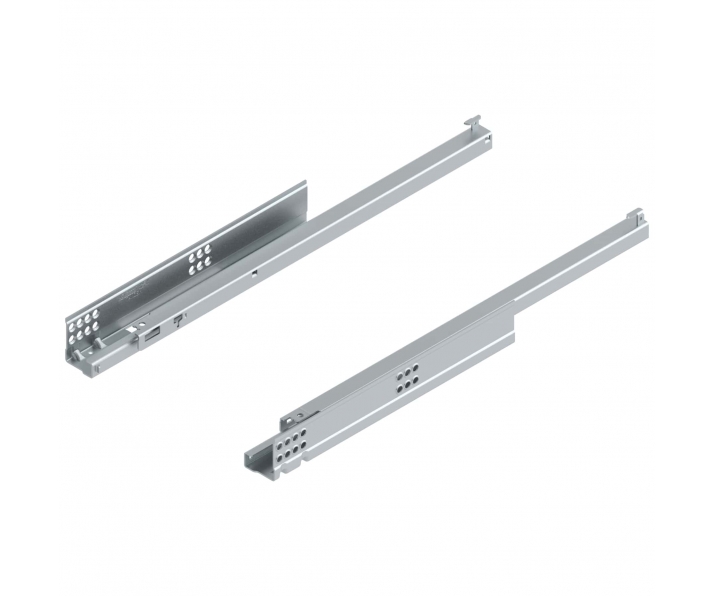 Komplet prowadnic częściowy wysuw TANDEM TIP-ON 450mm, 30kg, cynkowany, BLUM 550F4500