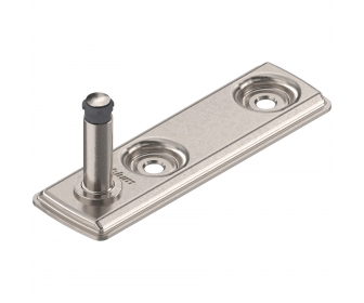 AVENTOS HK-XS do frontów uchylnych, Mocowanie korpusu, na wkręty, niklowany