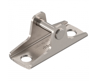 AVENTOS HK-XS do frontów uchylnych, Mocowanie frontu do frontów drewnianych, na wkręty, niklowany