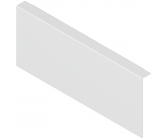 AMBIA-LINE adapter do montażu ramy do drewnianej ścianki tylnej do szuflady standardowej LEGRABOX wysokość K, stal, jedwabiście