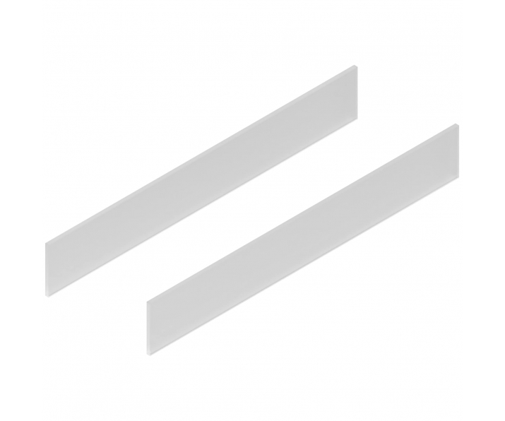 WYC. TANDEMBOX antaro element dekoracyjny - bok, wys. D, dł. 650 mm, szkło satynowane, 2 szt. w kpl.