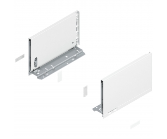 Bok LEGRABOX pure, wys. C (177,0 mm), dł. 270 mm, lewy/prawy, jedwabiście biały mat