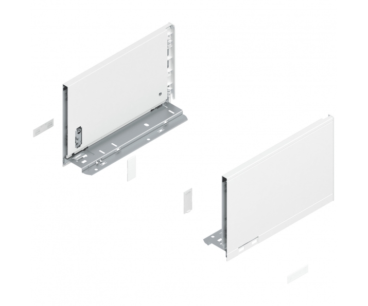 Bok LEGRABOX pure, wys. C (177,0 mm), dł. 270 mm, lewy/prawy, jedwabiście biały mat