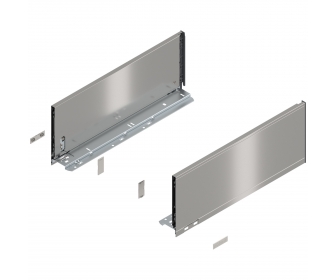 Bok LEGRABOX pure, wys. C (177,0 mm), dł. 450 mm, lewy/prawy, inox-szczotk.-lakier.