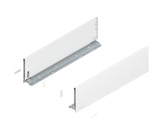Bok LEGRABOX pure, wys. C (177,0 mm), dł. 600 mm, lewy/prawy, jedwabiście biały mat