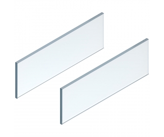 LEGRABOX element dekoracyjny - bok, wysokość 138 mm, dł. 500 mm, szkło przezroczyste, 2 szt. w kpl. , do LEGRABOX free, przejrz